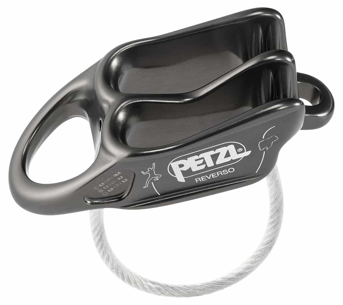 Страховочно-спусковое устройство Petzl REVERSO - Gray